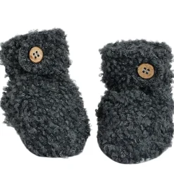 Børn Smallstuff Hjemmesko|Uld|Hjemmesko - Uld - Grey Melange