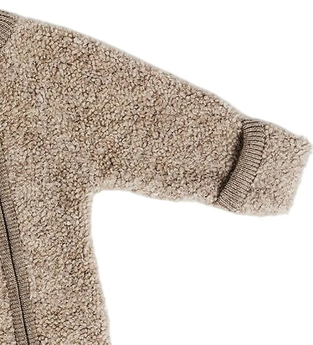 Børn Smallstuff Køredragter|Uld|Køredragt m. Lynlås - Uld - Natur Melange