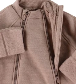 Børn Smallstuff Køredragter></noscript>Køredragt m. Lynlåse - Uld - Soft Powder