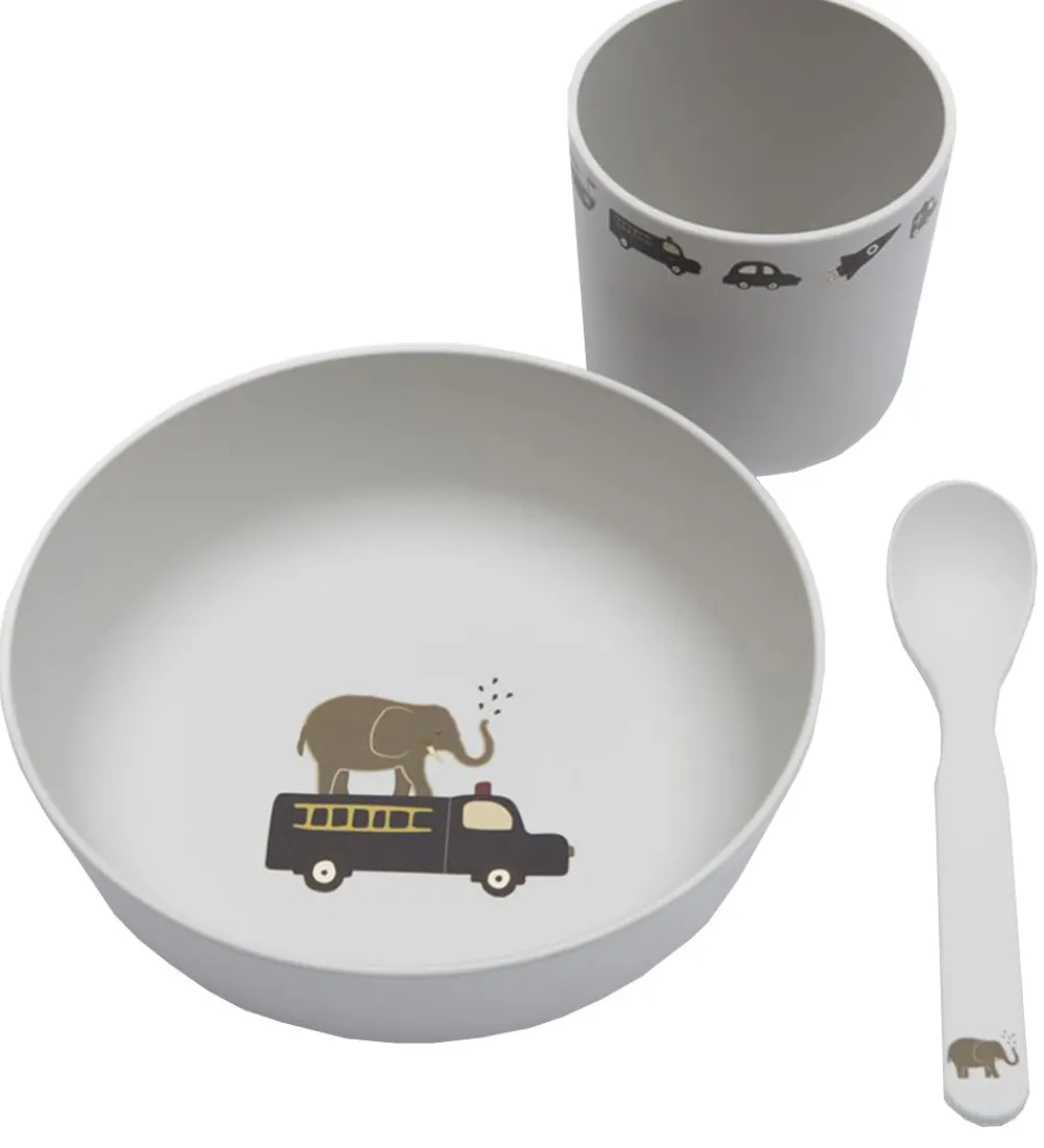 Smallstuff Spisesæt|Skåle>Spisesæt - 3 Dele - Engine