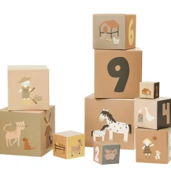 Smallstuff Stablelegetøj|Stablekasser - 10 stk - Farm and Dolls