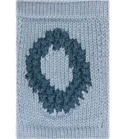 Smallstuff Flagranker|Strikket Bogstav - O - Blå Alfabet