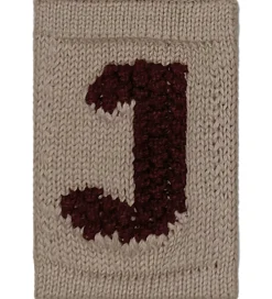 Smallstuff Flagranker|Strikket Bogstav - J - Rosa Alfabet