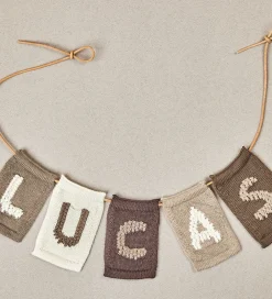 Smallstuff Flagranker|Strikket Bogstav - S - Natur Alfabet