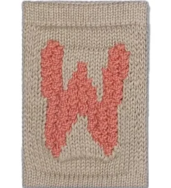 Smallstuff Flagranker|Strikket Bogstav - W - Rosa Alfabet
