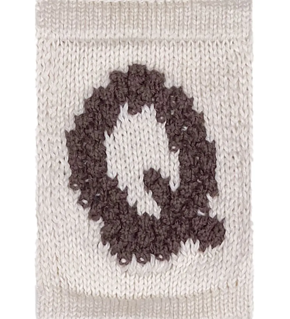 Smallstuff Flagranker|Strikket Bogstav - Q - Natur Alfabet