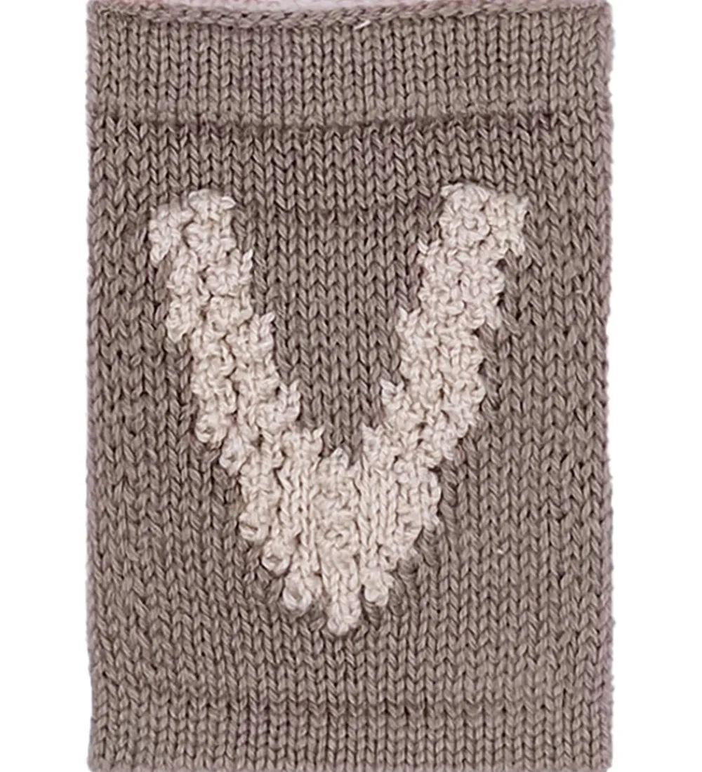 Smallstuff Flagranker|Strikket Bogstav - V - Natur Alfabet