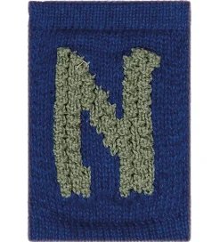 Smallstuff Flagranker|Strikket Bogstav - N - Blå Alfabet