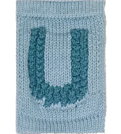 Smallstuff Flagranker|Strikket Bogstav - U - Blå Alfabet