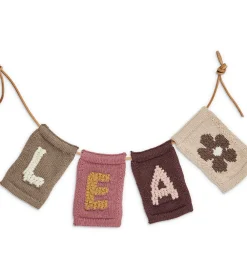 Smallstuff Flagranker|Strikket Flag - Blomst - Natur Motiv