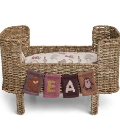 Smallstuff Flagranker|Strikket Flag - Ræv - Rosa Motiv