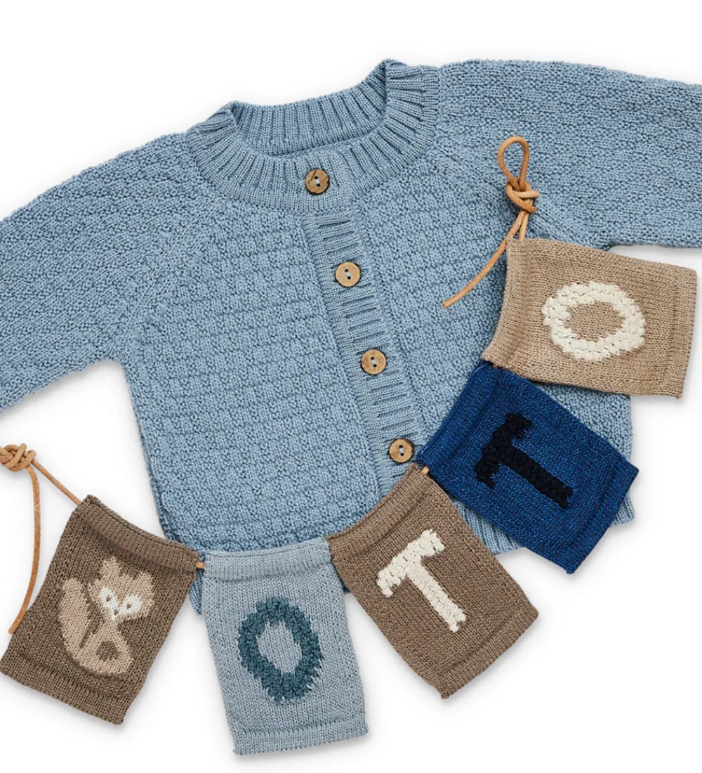 Smallstuff Flagranker|Strikket Flag - Ræv - Natur Motiv