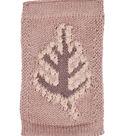 Smallstuff Flagranker|Strikket Flag - Blad - Rosa Motiv