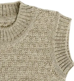 Børn Smallstuff Veste>Vest - Uld - Nature Melange