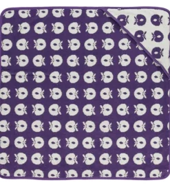 Småfolk Babyhåndklæde- Og Poncho|Håndklæder|Babyhåndklæde - 70x70 - Purple Heart