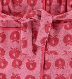Børn Småfolk Badekåber|Badekåbe - Sea Pink m. Æbler