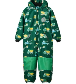 Børn Småfolk Flyverdragter>Flyverdragt - Evergreen m. Køretøjer