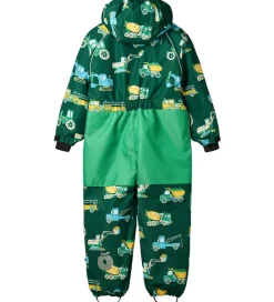 Børn Småfolk Flyverdragter>Flyverdragt - Evergreen m. Køretøjer