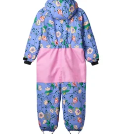 Børn Småfolk Flyverdragter|Flyverdragt - Purple Delight m. Fugle/Blomster