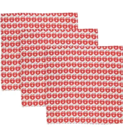 Småfolk Stofbleer|Stofbleer - 3-pak - 79x79 - Apple Red