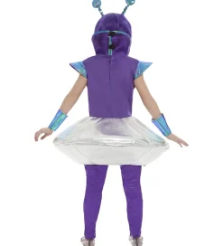 Smiffys Halloween|Udklædning - Alien Girl - Silver