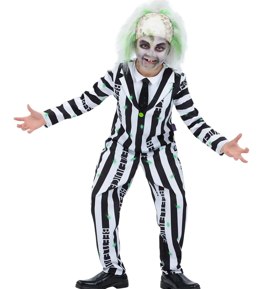 Smiffys Udklædningstøj|Udklædning - Beetlejuice - Hvid/Sort