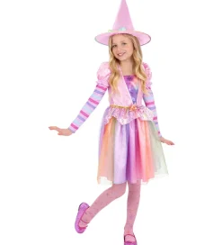 Smiffys Udklædningstøj|Halloween|Udklædning - Pastel Rainbow Witch - Multifarvet