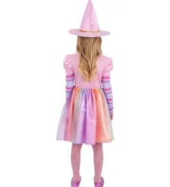 Smiffys Udklædningstøj|Halloween|Udklædning - Pastel Rainbow Witch - Multifarvet
