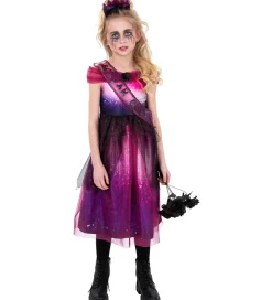 Smiffys Udklædningstøj|Halloween>Udklædning - Scream Queen - Lilla/Rosa