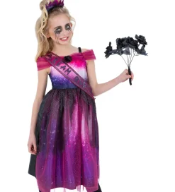 Smiffys Udklædningstøj|Halloween></noscript>Udklædning - Scream Queen - Lilla/Rosa