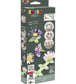 Smoby Kreativ Leg|Kreasæt|Kreasæt - Blomster Deco Refill - 16 Stk.