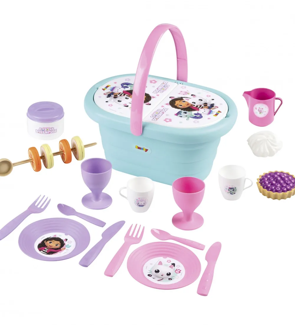 Smoby Legemad|Picnickurv - 21 Dele - Gabby's Dollhouse