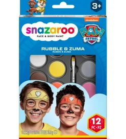 Snazaroo Sminke>Ansigtsmaling - 8 Farver - Paw Patrol Rubble & Zuma