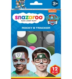 Snazaroo Rolleleg|Sminke|Ansigtsmaling - 12 Dele - Paw Patrol Rocky & Tracker