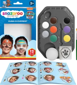 Snazaroo Rolleleg|Sminke|Ansigtsmaling - 12 Dele - Paw Patrol Zuma & Everest