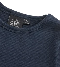 Børn Sofie Schnoor Basis|Bluse - Rib - Arizona - Dark Blue