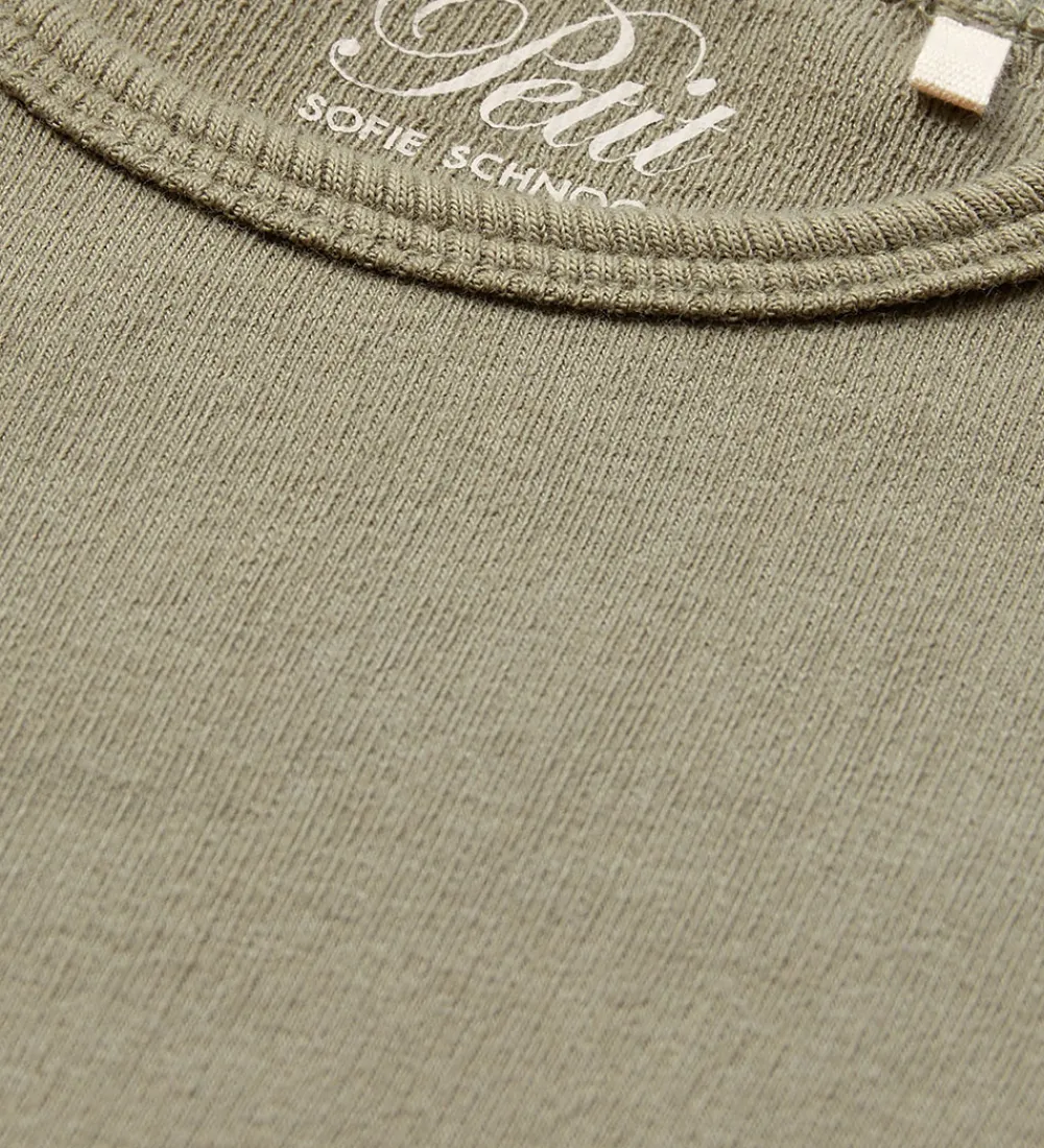 Børn Sofie Schnoor Bodyer|Basis>Body l/æ - Rib - Dusty Green