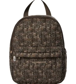 Børn Sofie Schnoor Rygsække|Børnehavetasker|Børnehavetaske - Jennysk - Brun m. Påfugle