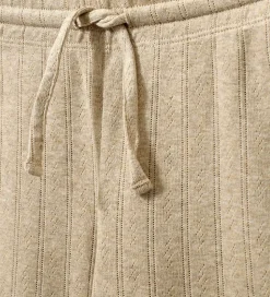 Børn Sofie Schnoor Basis>bukser - LovaSK - Beige m. Hulmønster