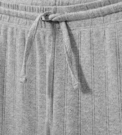 Børn Sofie Schnoor Basis>Bukser - LovaSY - Gråmeleret m. Hulmønster