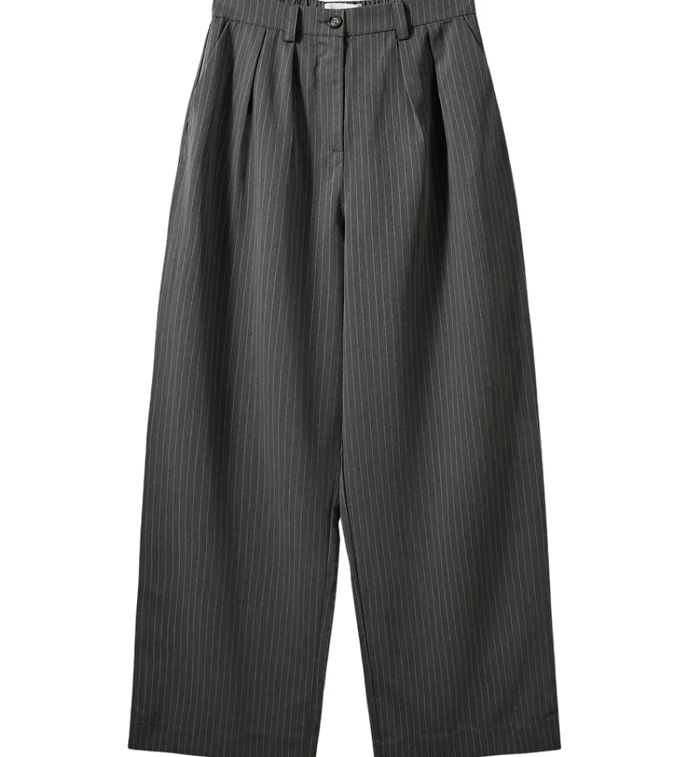 Børn Sofie Schnoor Basis>Bukser - Malinasy - Dark Grey Striped