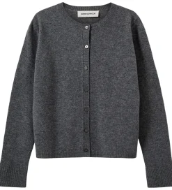 Børn Sofie Schnoor Striktrøjer|Cardigan - Strik - Uld - Cissesy - Dark Grey Melan