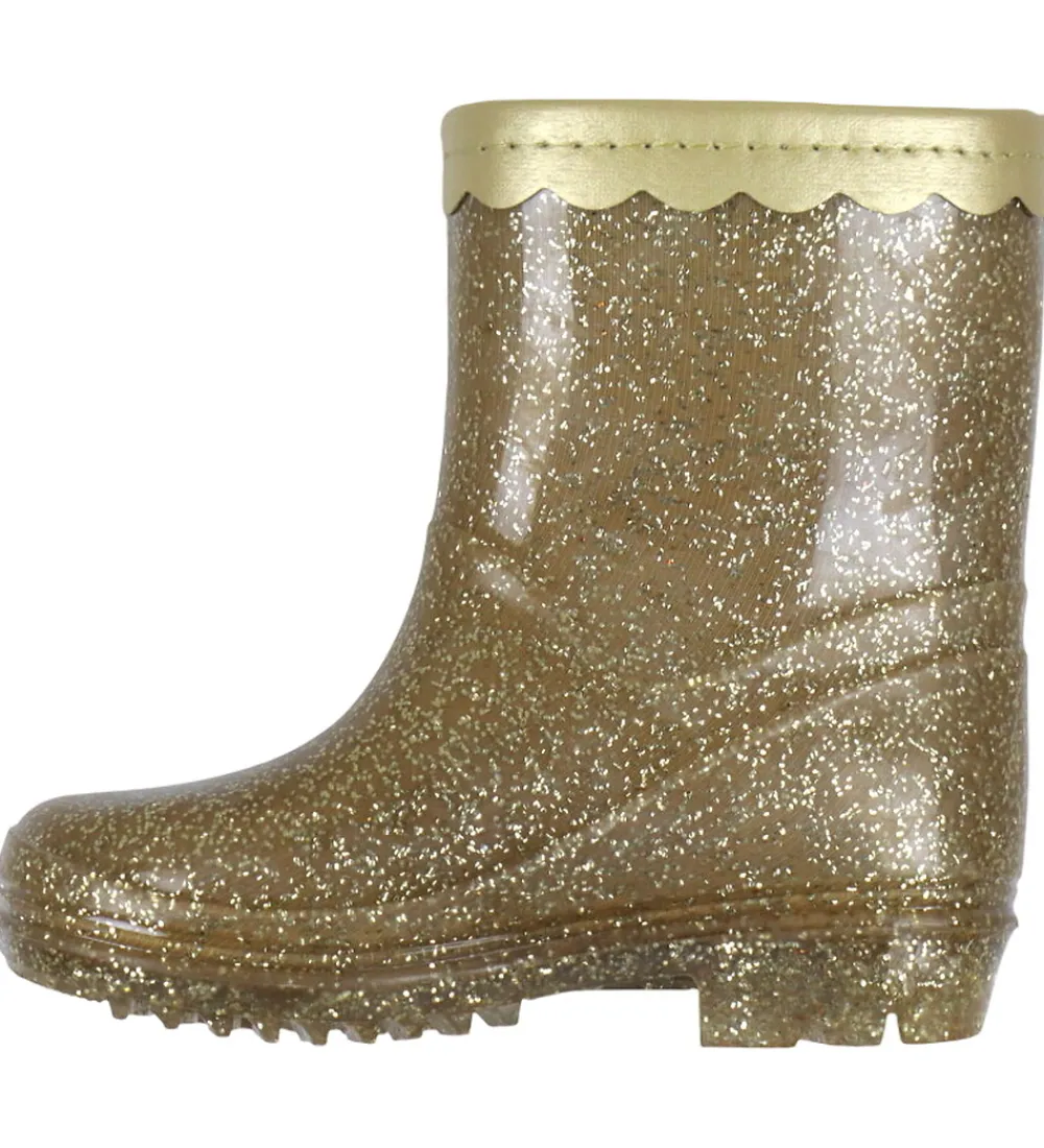Sofie Schnoor Gummistøvler>Gummistøvler m. For - Champagne m. Glimmer