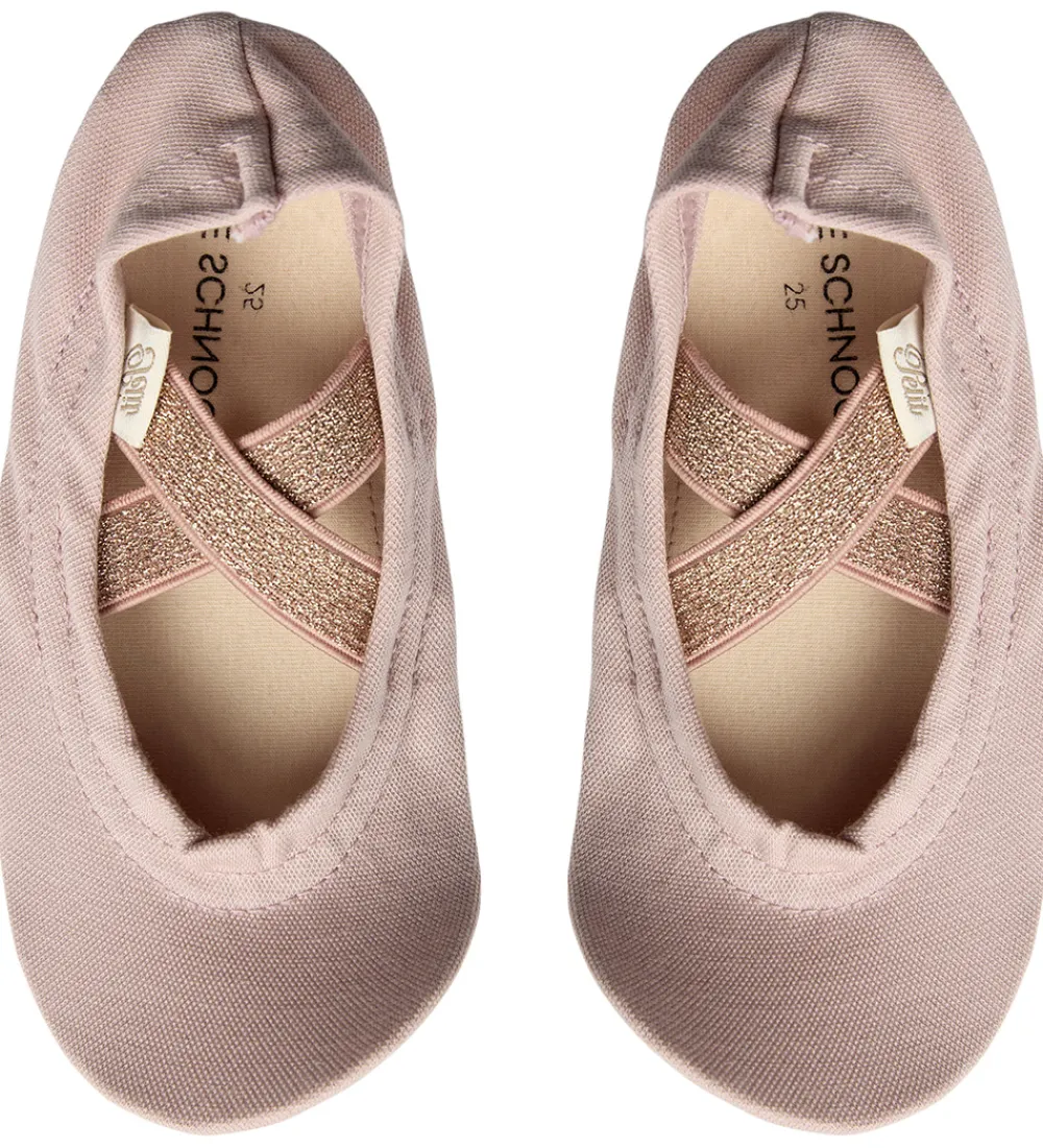 Sofie Schnoor Gymnastiktøj|Gymnastiksko - Dusty Rose m. Guldglimmer