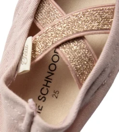 Sofie Schnoor Gymnastiktøj|Gymnastiksko - Dusty Rose m. Guldglimmer