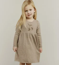 Børn Sofie Schnoor Kjoler|Kjole - Strik - Uld - Dagnysb - Brunmeleret