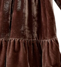 Børn Sofie Schnoor Kjoler></noscript>Kjole - Velour - SelineSB - Brun