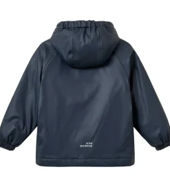 Børn Sofie Schnoor Regntøj|Regnjakke m. Vattering - PU - BillieSK - Dark Blue