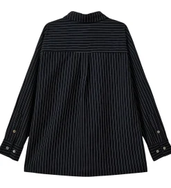 Børn Sofie Schnoor Skjorter>Skjorte - KaliaSy - Dark Navy m. Striber