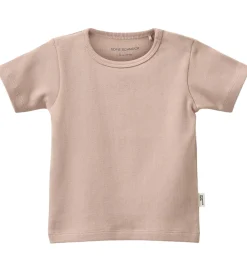 Børn Sofie Schnoor Basis|T-shirt - Rib - Light Rose